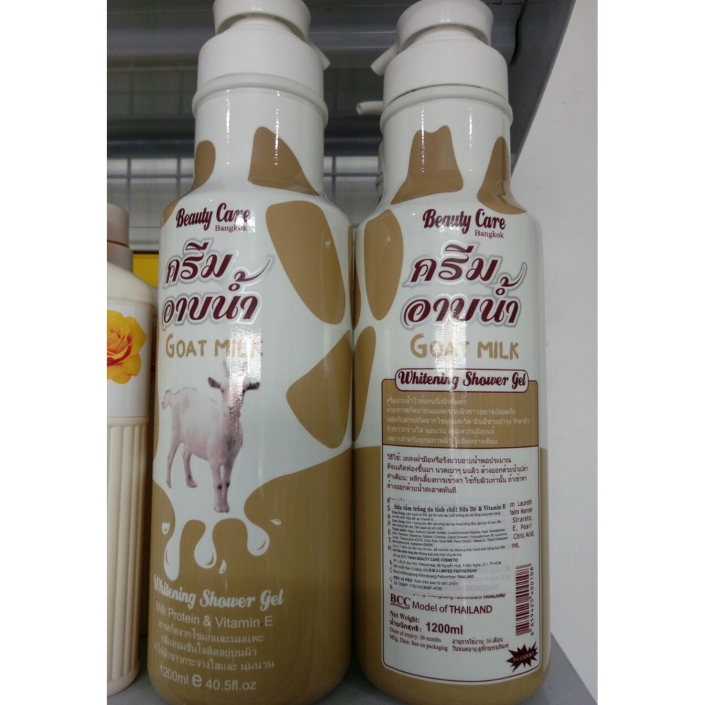 Sữa tắm tinh chất sữa dê, sữa bò Thái lan 1200ml | BigBuy360 - bigbuy360.vn