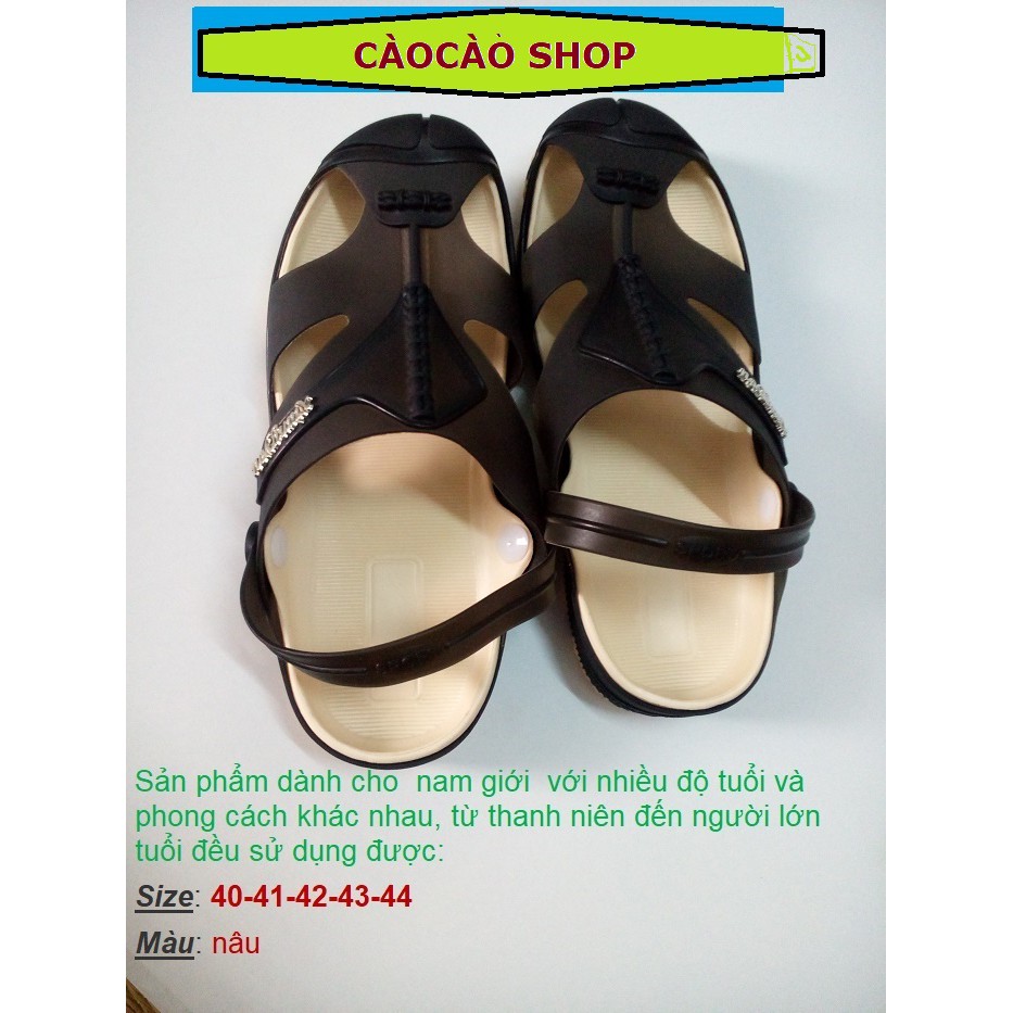 GIÀY NHỰA NAM CÁ TÍNH