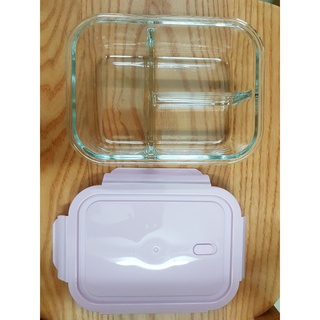 Hộp 2 ngăn, 3 ngăn thủy tinh dung tích 1000ml kèm túi đựng mang đi làm, đi chơi