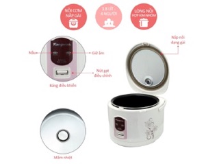Nồi cơm điện Kangaroo KG555 1.8L