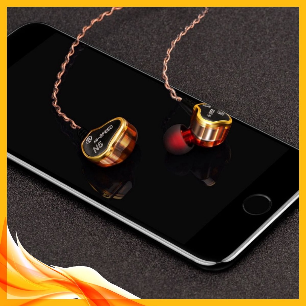 🔥TAI NGHE NHÉT TAI CAO CẤP TN-N5,THỜI TRANG -Chống Ồn Có Mic In Ear Cho PC ip,ĐT táo
