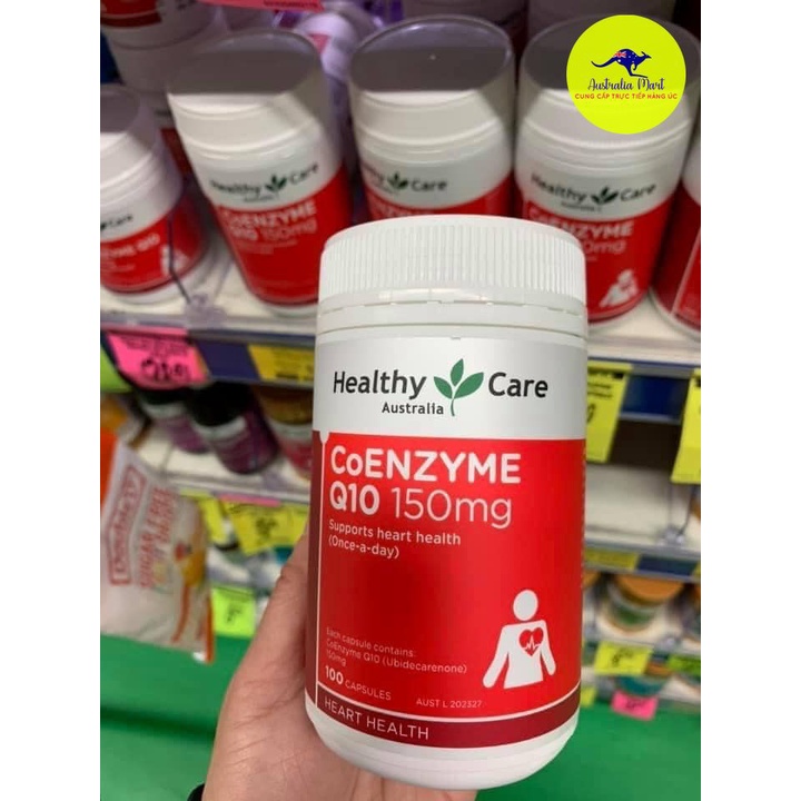 Viên bổ tim Coenzyme Q10 150mg Healthy Cavre Úc 100