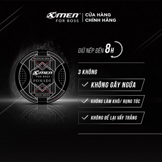 Pomade Tạo Kiểu Tóc X-men For Boss Medium Hold 60g