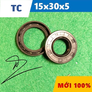 Phớt chặn dầu tc 15x30x5 ( phớt dầu / chắn dầu / lò xo / phớt ben / oil seal tc 15*30*5)
