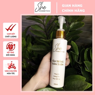 Tắm trắng body 💥 CAO CẤP 💥 Tắm trắng body She giúp làm sạch sâu, dưỡng trắng, cấp ẩm cho da khỏe và Trắng mịn