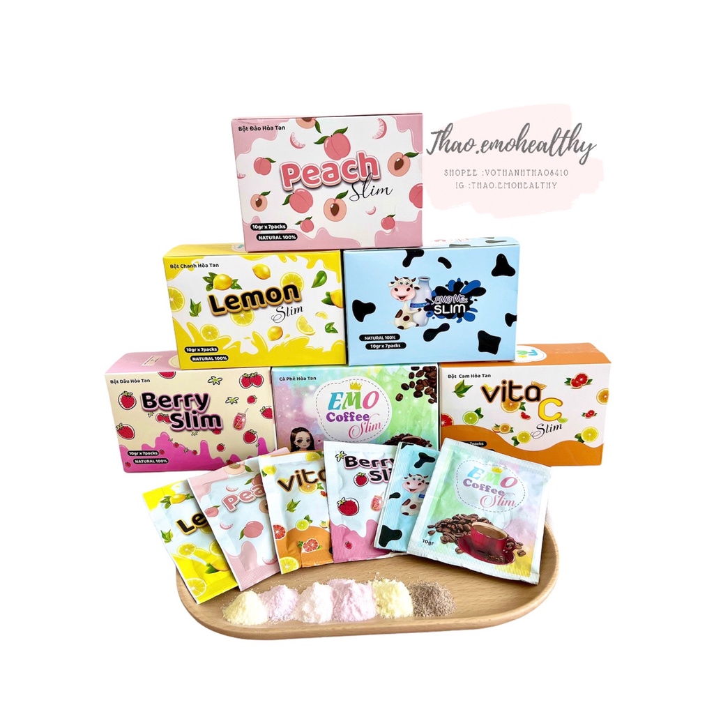 ĐỦ 6 VỊ - NƯỚC ÉP TRÁI CÂY - CÓ HỘP MIX ĐỦ VỊ