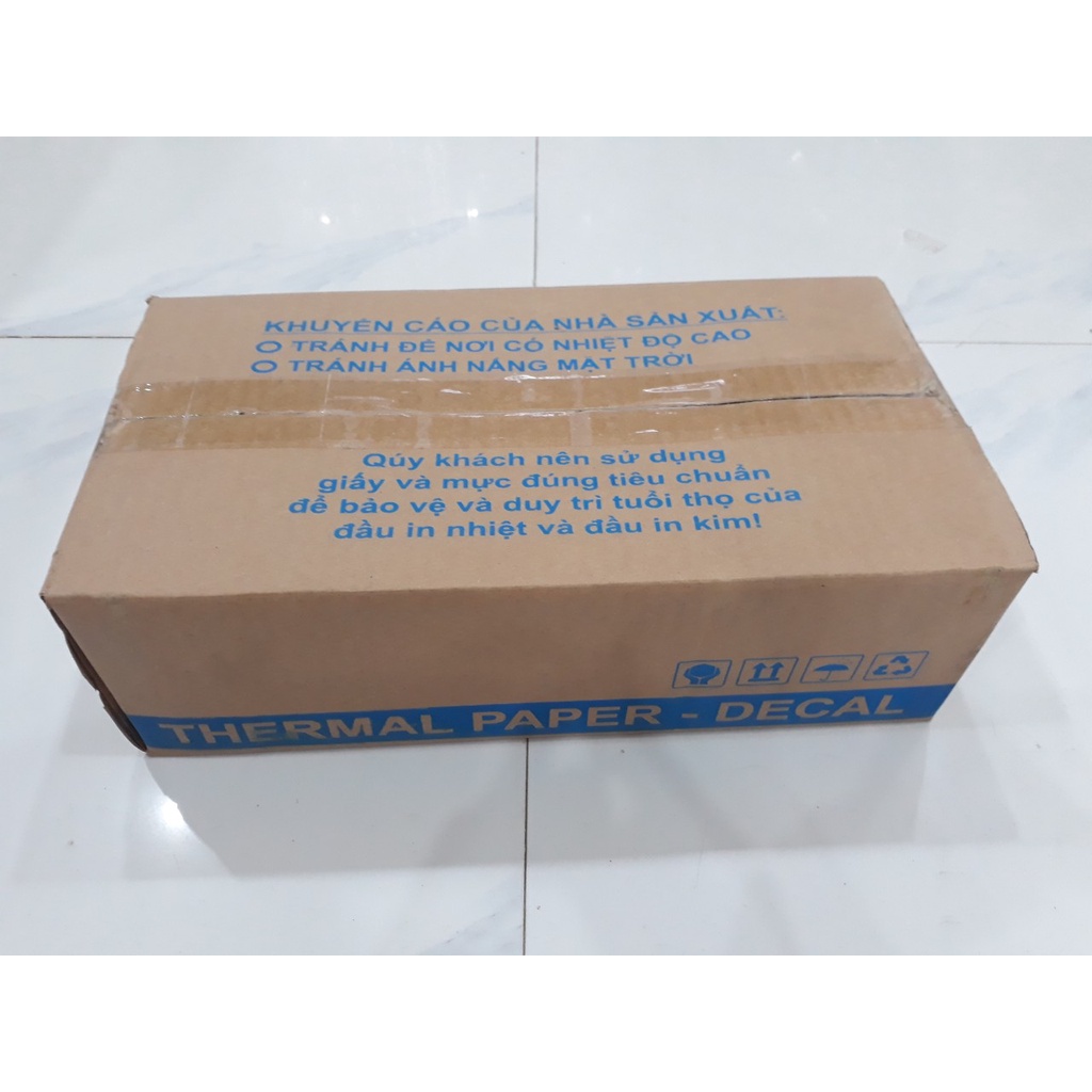 GIẤY IN NHIỆT K57 x38mm , GIẤY IN BILL CHO MÁY POS, TAXI, CÀ THẺ, BÁN HÀNG