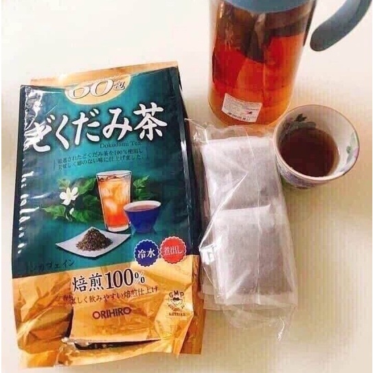 Date 2025 - Trà diếp cá Orihiro Nhật Bản thanh nhiệt giải độc gói 60 túi