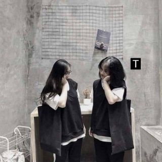 Sét gile áo sơ mi kèm áo 3 lỗ_trc