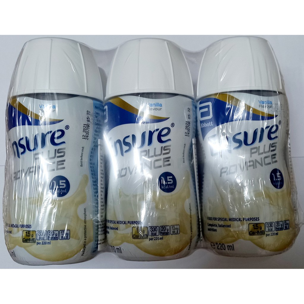 Sữa Ensure Plus Advance 220ml - Năng lượng cao 1,5kcal/1ml - Hàng chính hãng