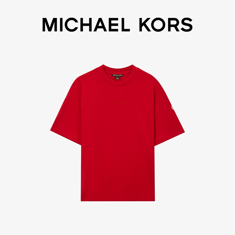 Áo Thun Tay Ngắn Cổ Tròn In Chữ Michael Kors Thời Trang Cho Nam Và Nữ