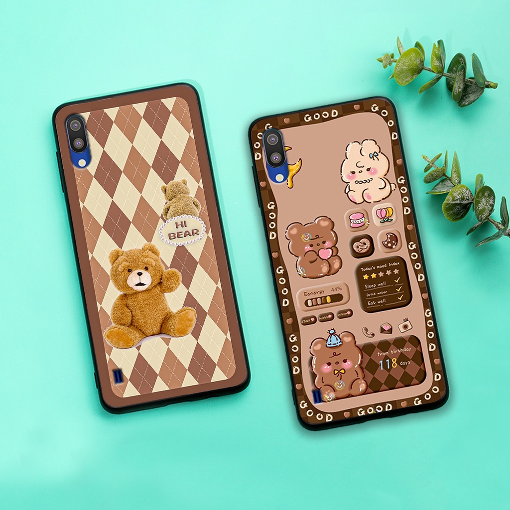 Ốp lưng Samsung A01 / A02 / A10 / M10 in hình gấu bear dễ thương, bền đẹp