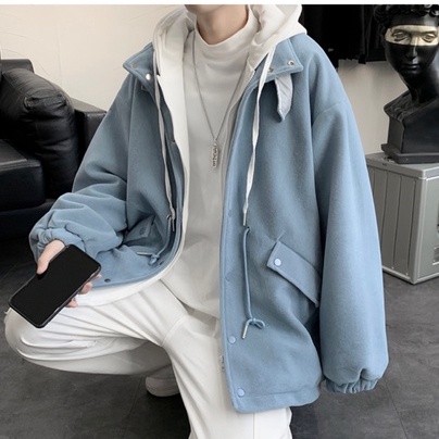 Áo khoác nam form rộng, áo khoác nỉ nam chất đẹp thời trang Unisex Hàn Quốc