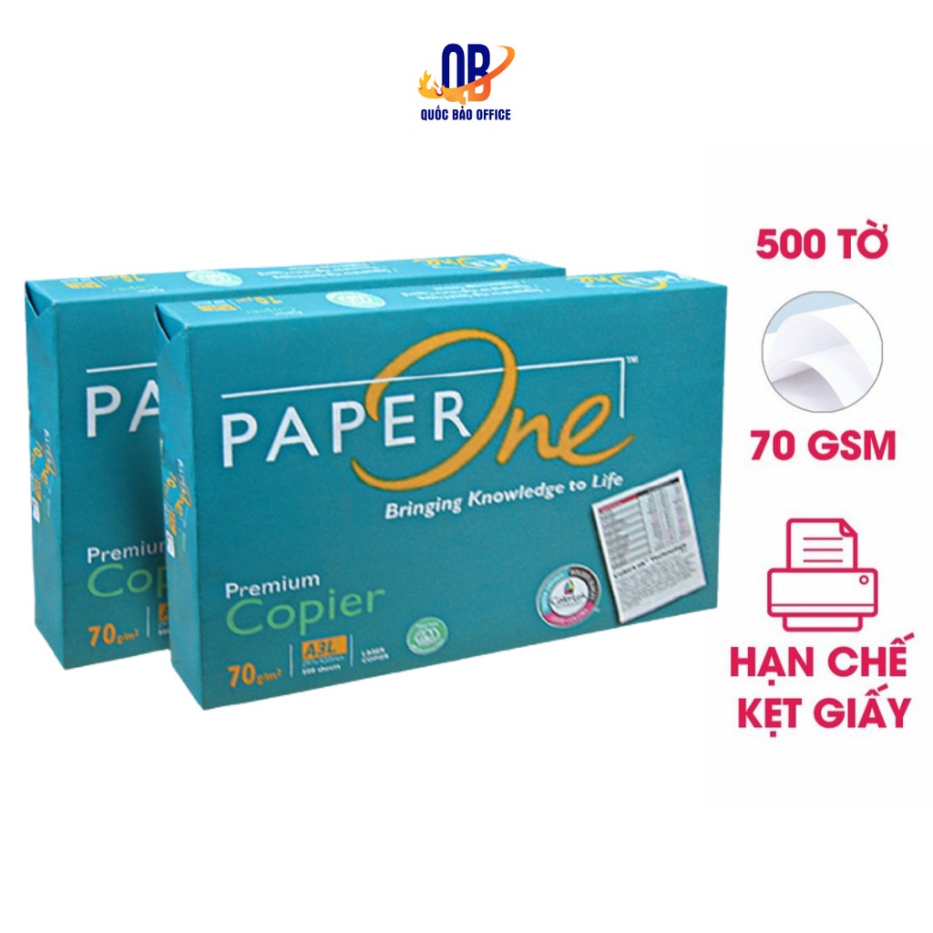 Giấy in A3 Paper One - Giấy Photo Định Lượng 70gsm, 500 tờ/1 ream