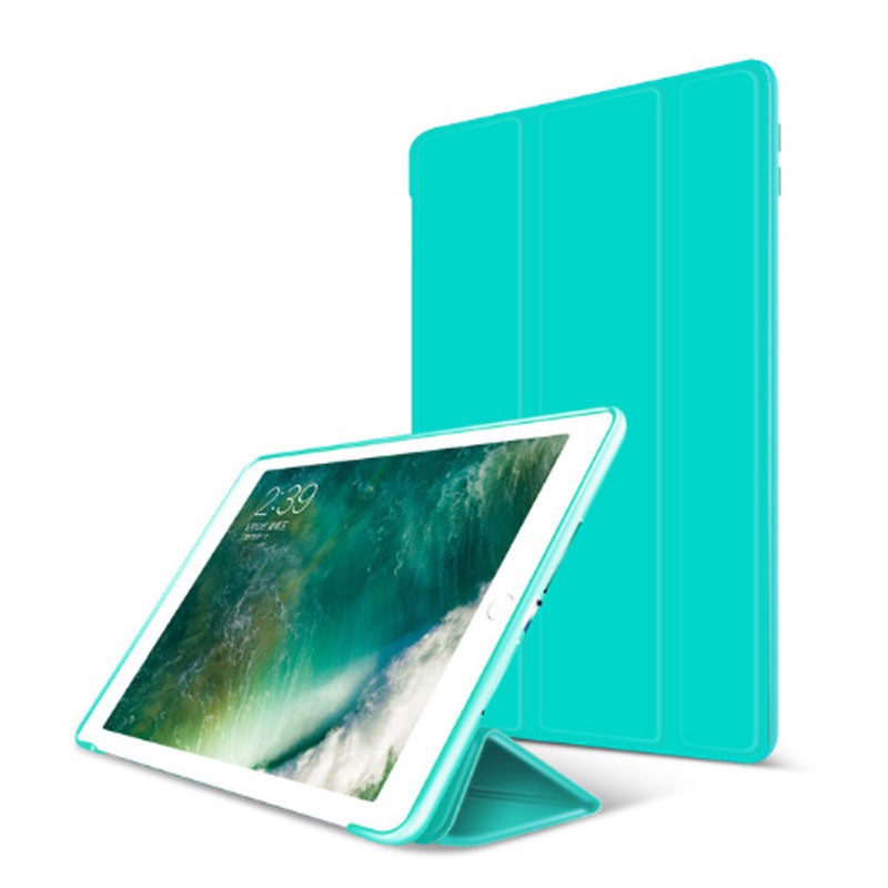 for iPad Air 2 Case leather Soft Silicone Case for iPad 6 Cover 9.7 inch Case For iPad 6 Smart Flip Stand A1566 A1567