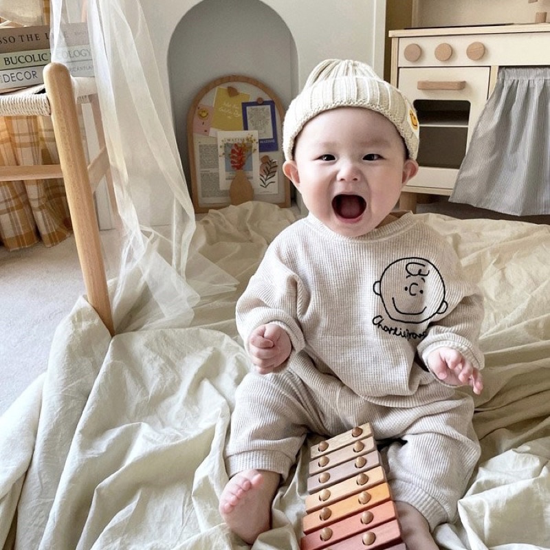 Bộ dài tay cún Snoopy siêu cưng cho bé 7-15kg_Hàng QCCC