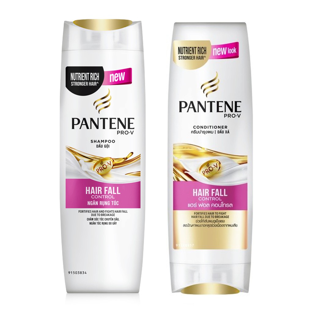 Combo Dầu Gội Pantene Ngăn Rụng Tóc 300ml + Kem Xả Pantene Ngăn Rụng Tóc 300ml | BigBuy360 - bigbuy360.vn