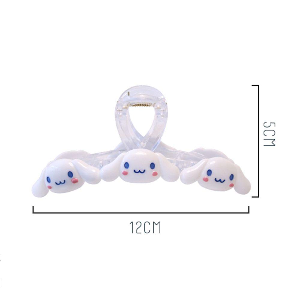 Kẹp Tóc Trong Suốt Họa Tiết Hoạt Hình Kuromi Melody Melody Dễ Thương Cho Bé Gái WMES15H