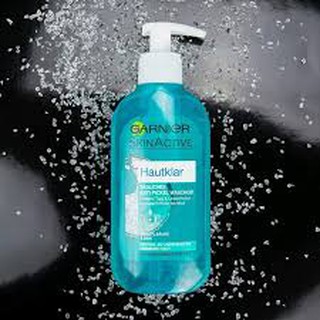 Sữa rửa mặt Garnier Hautklar 200 ml của Đức - nước hoa hồng garnier hautklar