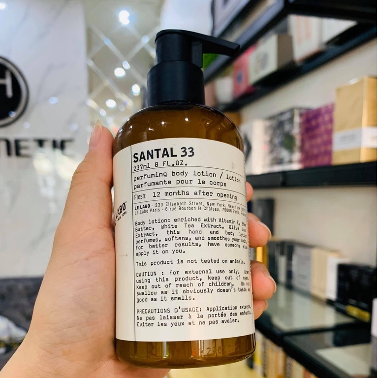 [𝗟𝗘𝗟𝗔𝗕𝗢] (Chính Hãng) Sữa Tắm Thơm Cao Cấp Le Labo Santal Mùi 33 237ml