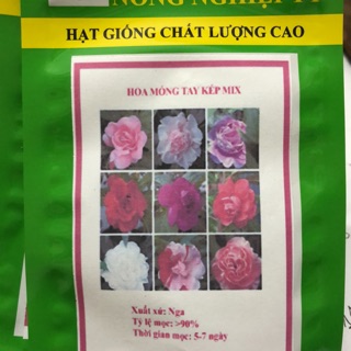 Hạt giống Hoa móng tay kép mix