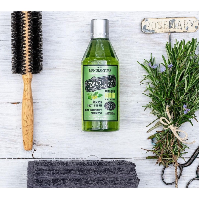 Dầu Gội Sạch Gàu Men Bia Thảo Dược  Manufaktura 255ml