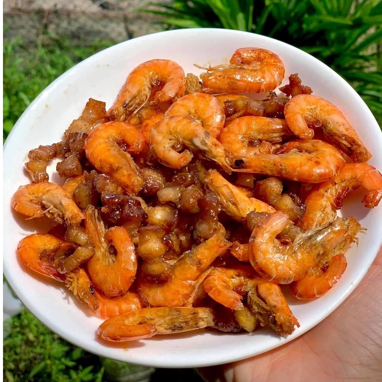Tôm bạc thiên nhiên đông lạnh Con Tôm Rừng 300g