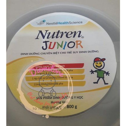 Sữa Nutren Junior 800g (1-10 tuổi)