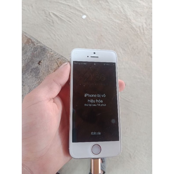 Xác ĐT IP5s bị vô hiệu hóa.