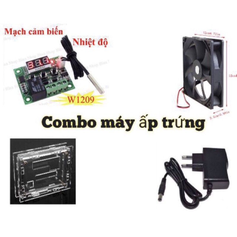 Combo chế máy ấp trứng