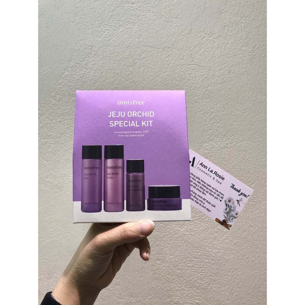 Set dưỡng Innisfree Orchid Special Kit mini (4sp)