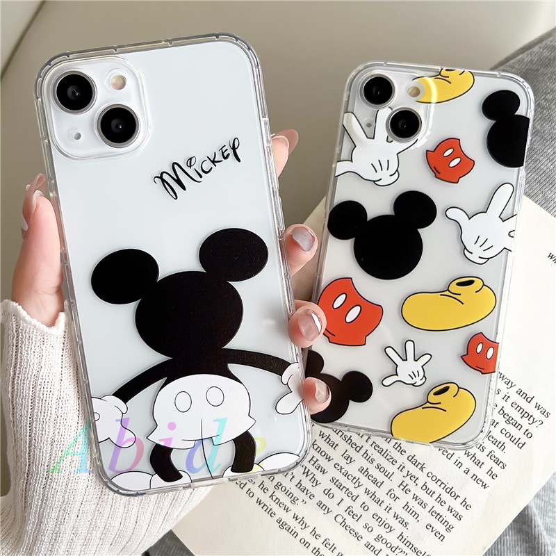 Ốp Điện Thoại Mềm Hình Mickey Cho iphone 7 8 x xr xsmax 11 pro max 7plus 8plus 12/13promax