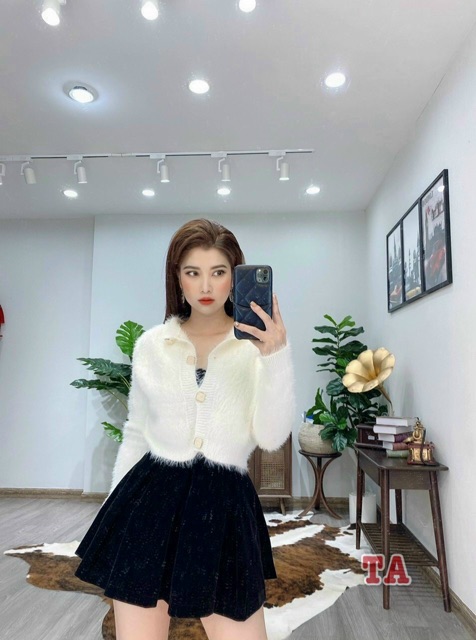 Áo khoác len cardigan lông hàng đẹp Quảng Châu | BigBuy360 - bigbuy360.vn