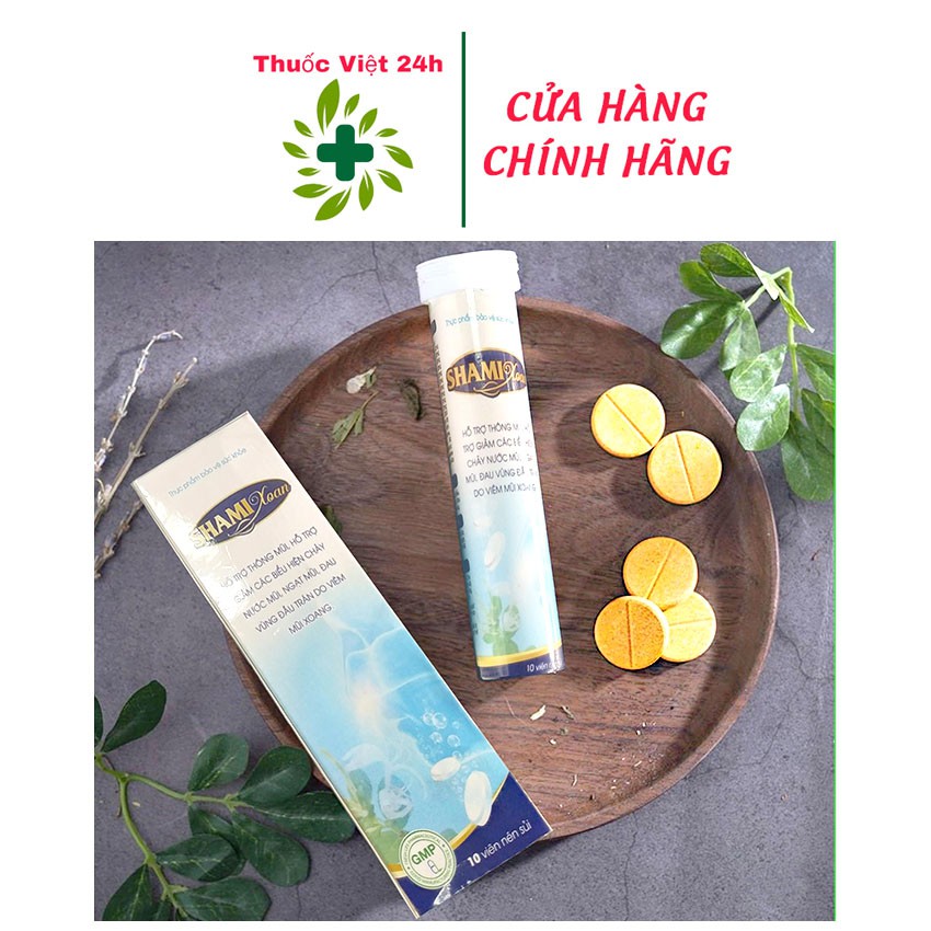 Shami Xoan (Tặng Ngay 1 Chai Xịt Khi Mua Combo 3 Hộp) - Hỗ Trợ Giảm Triệu Chứng Viêm Mũi & Viêm Xoang - thuocviet24h