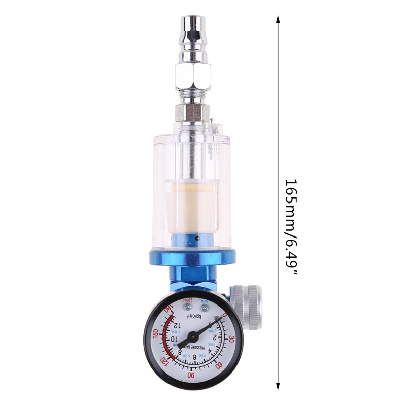 Máy Nén Khí Tách Dầu Siêu Nước Có Đồng Hồ Đo Áp Suất