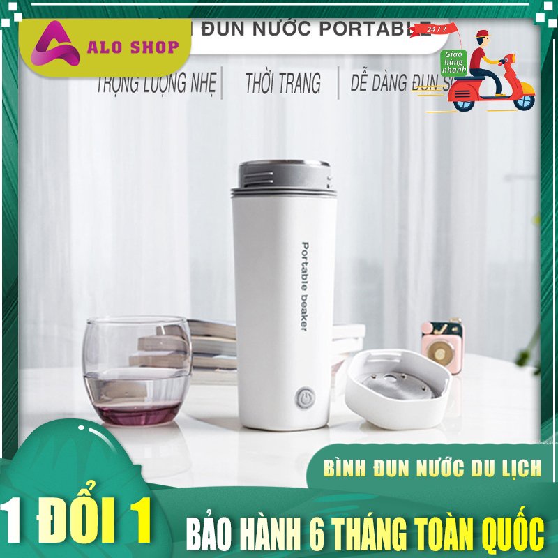 Bình Đun Nước Du Lịch Cao Cấp AloShop 450 ml - Ấm Siêu Tốc Tiện Dụng, Có Bình Đun Trên Ôtô, Nước Nóng Theo Bạn Mọi Nơi.