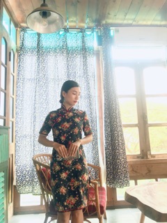 Sườn xám thô đũi