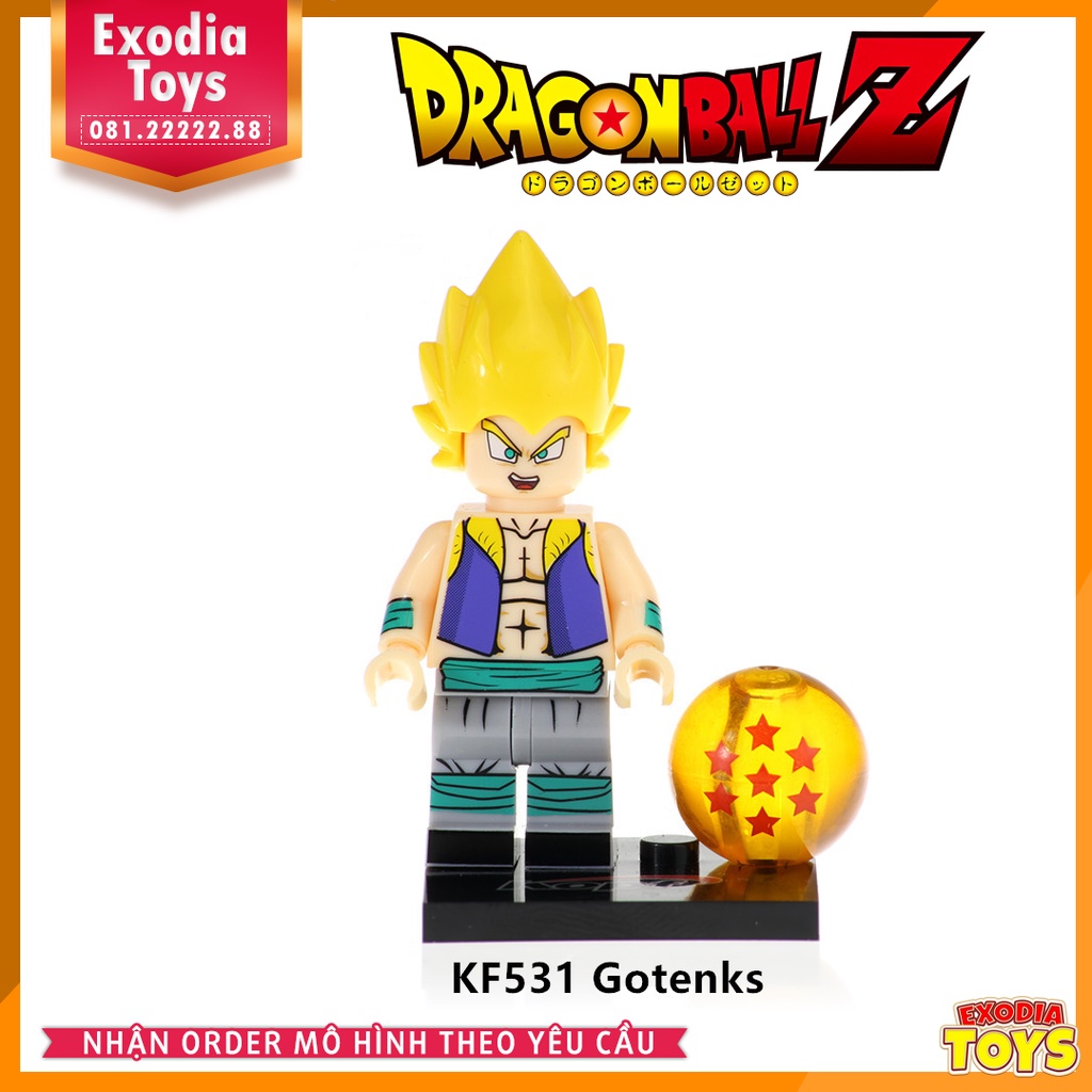 Xếp hình Minifigure nhân vật truyện manga Dragon Ball : 7 viên ngọc rồng - Đồ Chơi Lắp Ghép Sáng Tạo - KOPF KF6040