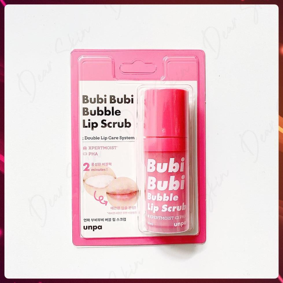 [Mẫu Mới 2021] Bubi Bubi Lip Son Dưỡng môi tẩy tế bào chết môi - tẩy da chết môi - gel làm mềm và hồng môi By Unpa | BigBuy360 - bigbuy360.vn