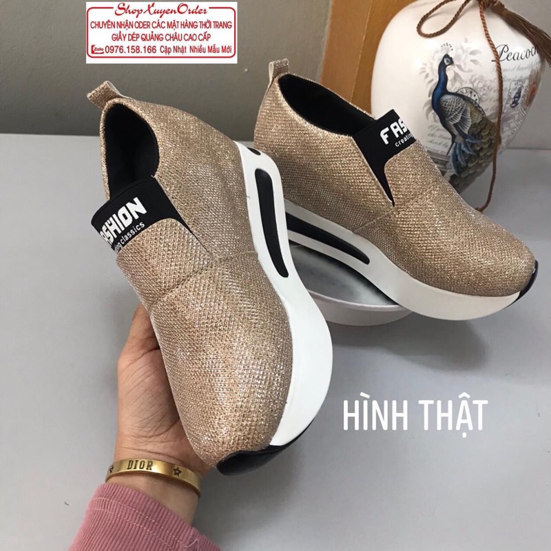 GIẦY ĐẾ ĐỘN NỮ NÂNG CHIỀU CAO 6CM SIÊU NHẸ ( HÀNG ORDER) +Video thật | BigBuy360 - bigbuy360.vn