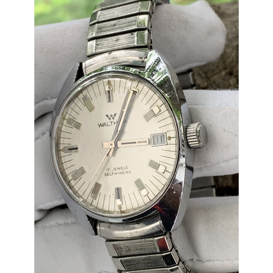 Đồng hồ nam WALTHAM dây thép không gỉ của Thụy Sỹ