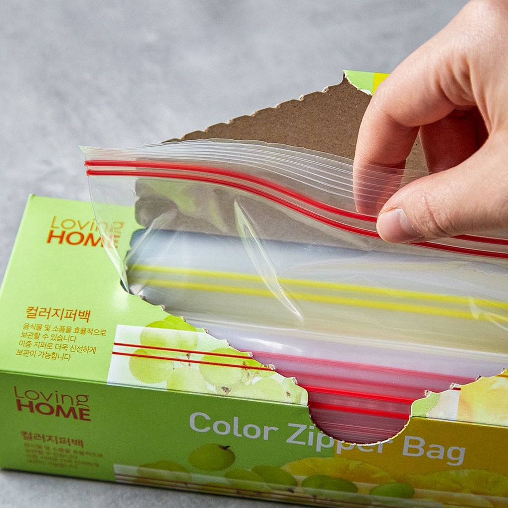 Hộp 50 Túi Zipper 2 Line Hai Kích Thước M, L No Brand - Emart VN