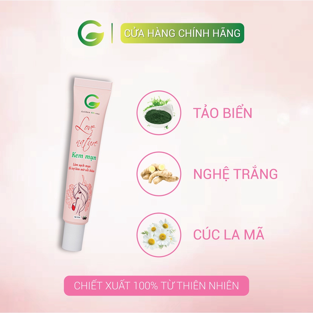 Kem mụn Love Nature giúp giảm mụn mờ thâm 15g