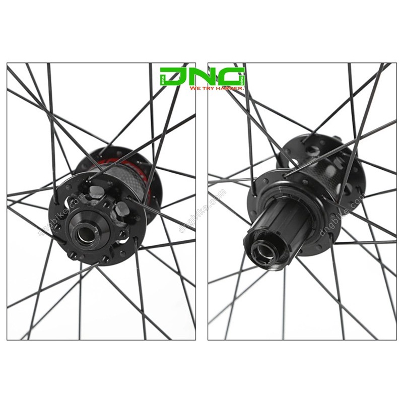 Vành bộ xe đạp đua Carbon Retrospec Racing RS-DB24 50mm hub carbon phanh đĩa