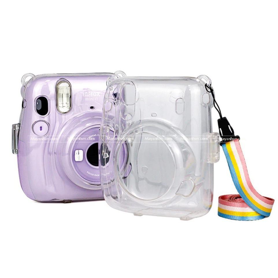 Instax Mini 11- Vỏ nhựa case trong cho máy ảnh Instax Mini 11