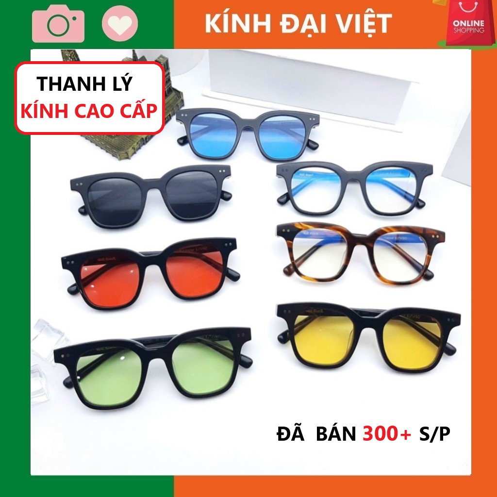 Thanh lý hàng lỗi đẹp Kính mát nam nữ , thiết kế mắt vuông dễ đeo màu sắc thời trang THANH LÝ 3331