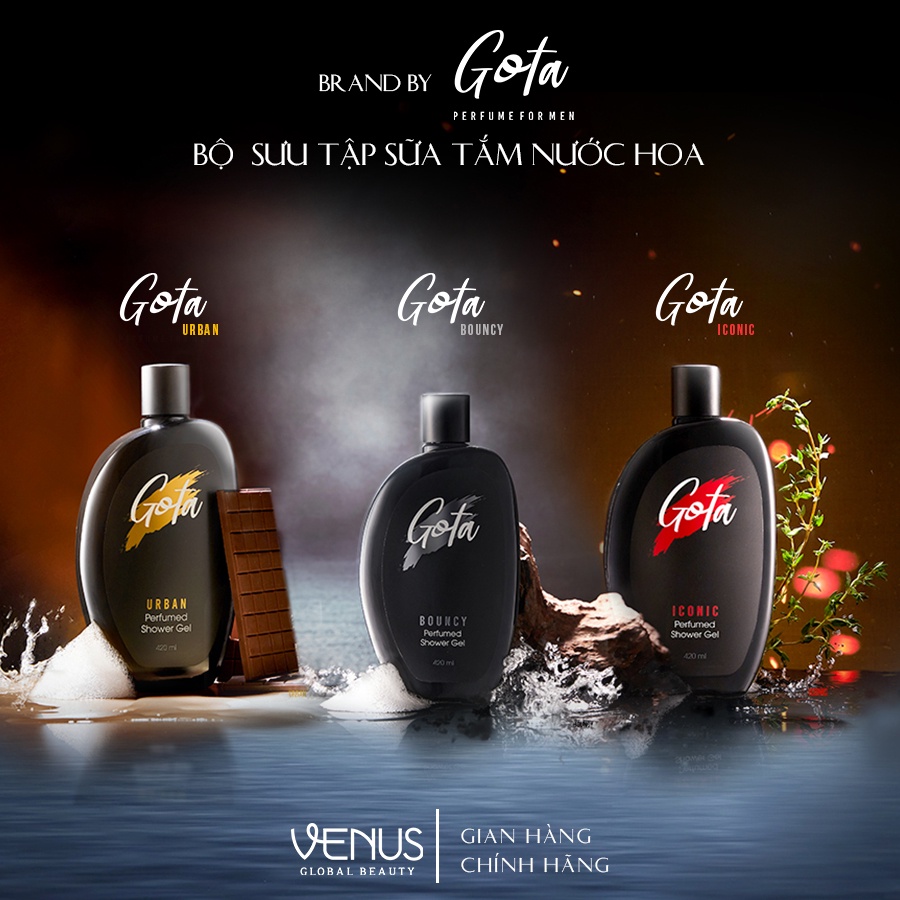 Sữa Tắm nam Gota Urban 420ml