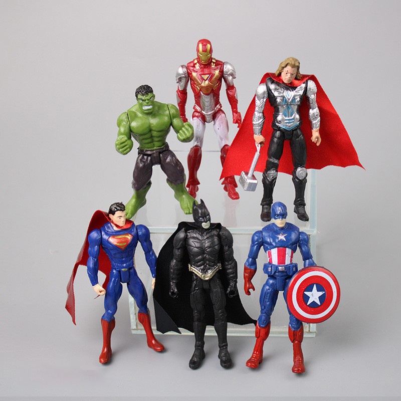 Set 6 Mô Hình Đồ Chơi Siêu Anh Hùng Marvel 10Cm