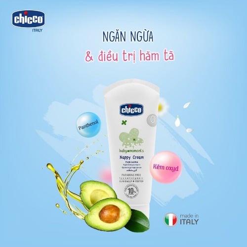 Kem hăm 3 tác động Chicco của Ý 0m+ 100ml