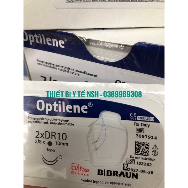 ❤Chỉ khâu phẫu thuật thẩm mỹ nhấn mí optilene 6/0 7/0 -premilene 6/0 7/0 Chỉ khâu phẫu thuật premillene -OPTILENE 60 7/0